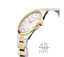 Load image into Gallery viewer, Ultraslim Female Polished Silver/Gold Watch
