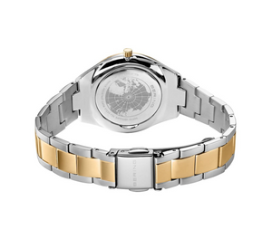 Ultra Slim Ladies Polished Silver/Gold Bering Watch