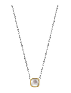 Gold Plated Mother of Pearl Necklace