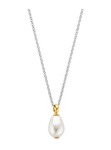 Load image into Gallery viewer, Gold Plated Irregular Pearl Necklace
