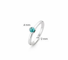 Load image into Gallery viewer, Ti Sento Silver Turquoise Stone Ring
