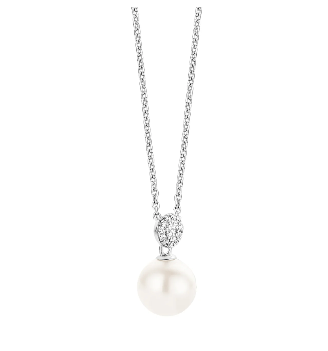 Ti Sento Pearl Drop Silver Necklace – URBAN ARMOUR Jewellery