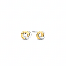 Load image into Gallery viewer, Ti Sento Infinity Shaped Two-Toned Stud Earrings
