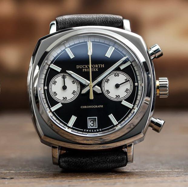 Chronograph 42 Black Sunburst Men's Watch, view 6