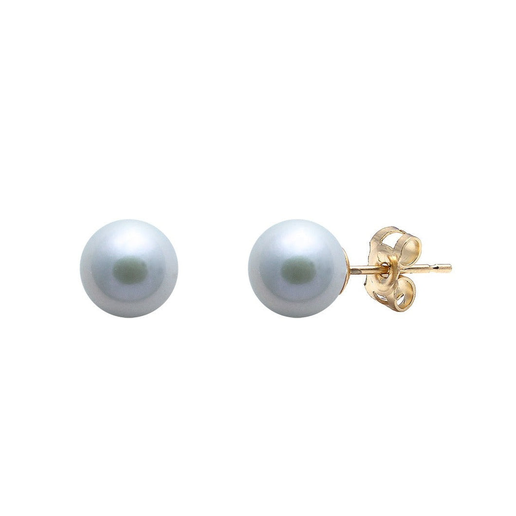 Urban Armour Grey Cultured River Pearl Earring Studs