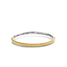 Load image into Gallery viewer, Ti Sento silver gold plated bangle
