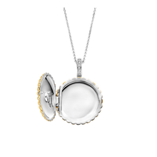 Load image into Gallery viewer, Ti Sento Gold Plated Silver Locket Pendant
