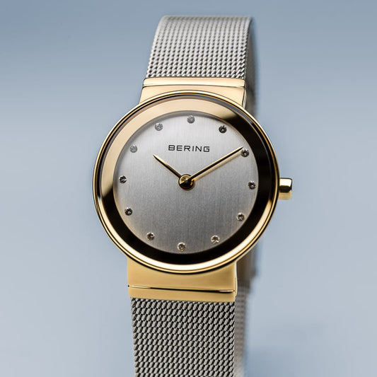 Bering Gold Coloured Stainless Steel Ladies Watch, view 3