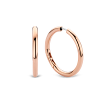 Load image into Gallery viewer, Ti Sento Rose Gold Classic Hoop Earrings

