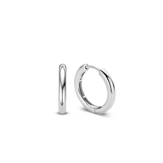 Ti Sento Silver Hoop Earrings