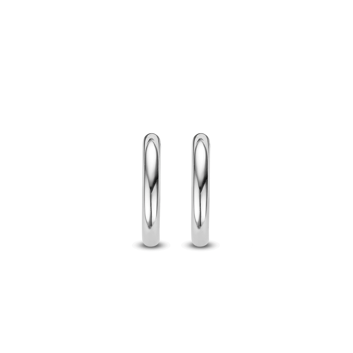 Ti Sento Silver Hoop Earrings, view 2