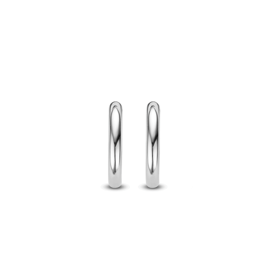 Ti Sento Silver Hoop Earrings, view 2