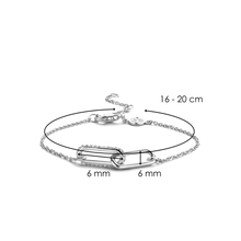 Load image into Gallery viewer, Ti Sento silver link bracelet

